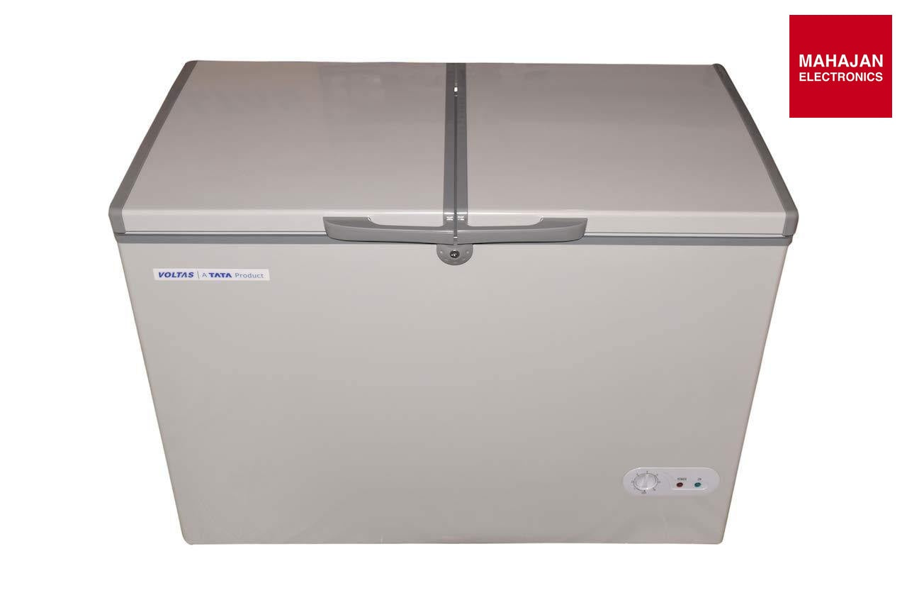 Voltas  CF HT 320 DDP CONVERTIBLE PCM GREY (Double Door Deep Freezer, 320 Liters, Be Pcm Grey). Voltas Beko