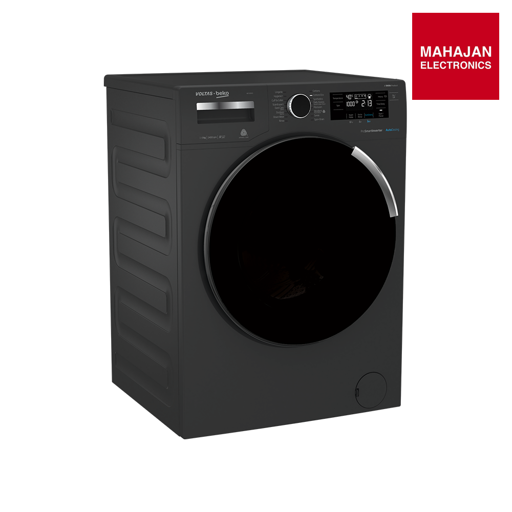 Voltas Beko WFL8014VTAP 8 kg 5 Star Front Load Washing Machine | ProSmart™ Inverter | AutoDose | StainExpert™ | Mahajan Electronics Delhi NCR Voltas Beko