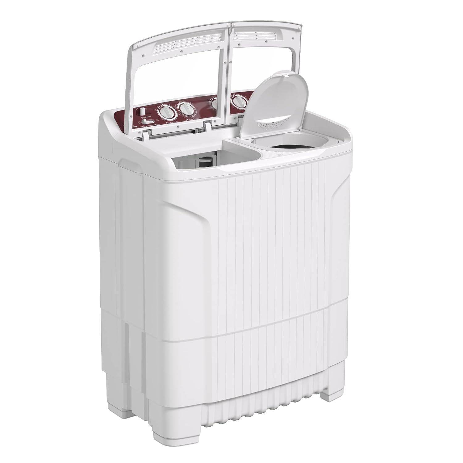 Godrej WS EDGE CLS+ 72 TN3 M WNRD 7.2 Kg Semi-Automatic Top Loading Washing Machine Appliance ( Wine Red ) (TOUHENED GLASS)-Online Mahajan Electronics