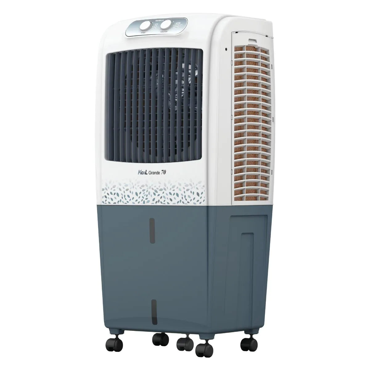 Havells KoolGrande 90 L Desert Air Cooler 90 L White Grey GHRACCE090 Mahajan Electronics Online