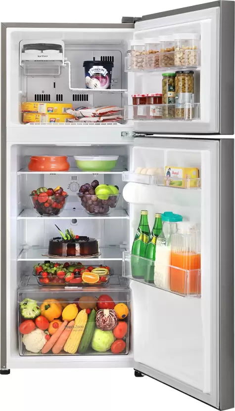 LG GL-N292BDSY 242 L with Inverter Refrigerator Freezer on top, Dazzle Steel Mahajan Electronics Online