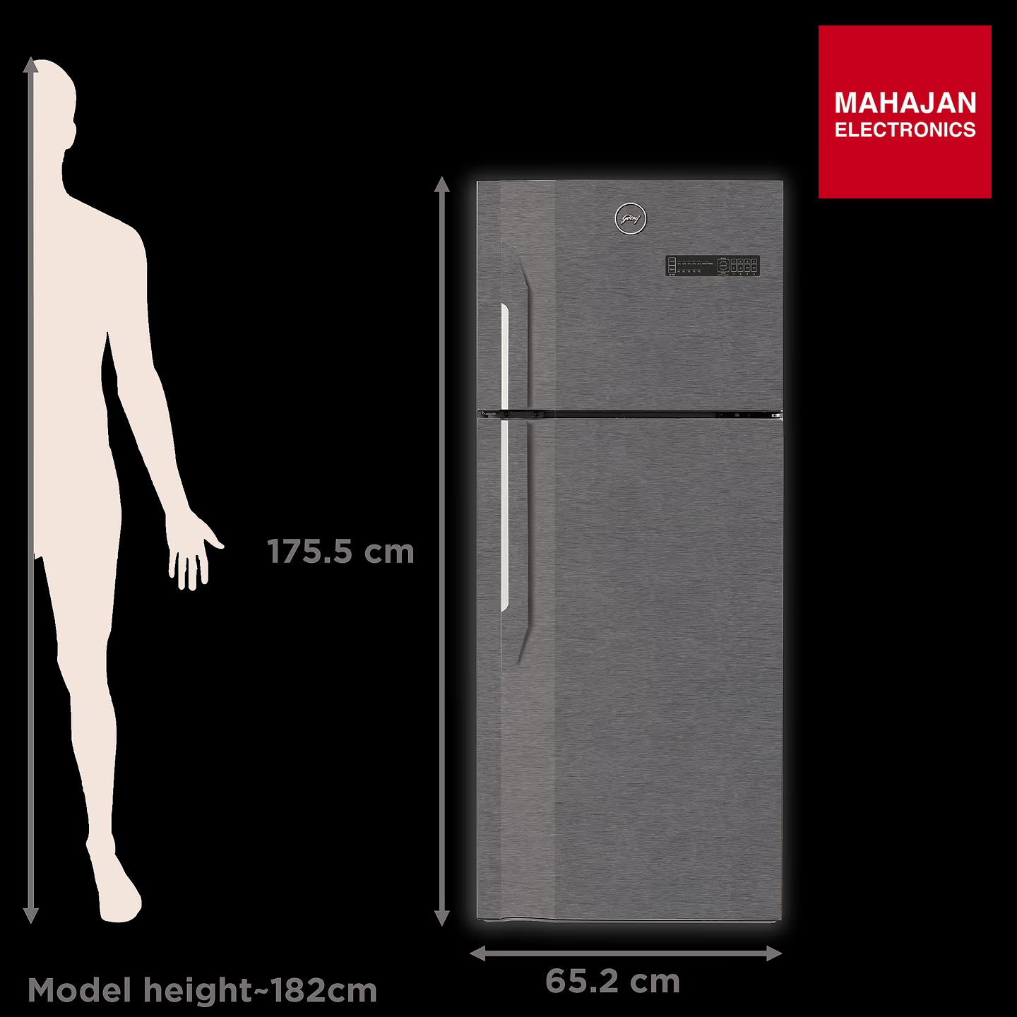 Godrej RT EONVIBE 366B 25 HCIT MT BK 330 L 2 Star Inverter Frost-Free Double Door Refrigerator ( 4 in 1 Convertible) Godrej