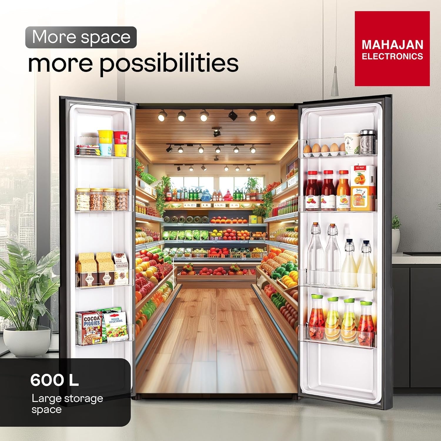 Godrej EON Velvet Opera Black Refrigerator - Mahajan Electronics