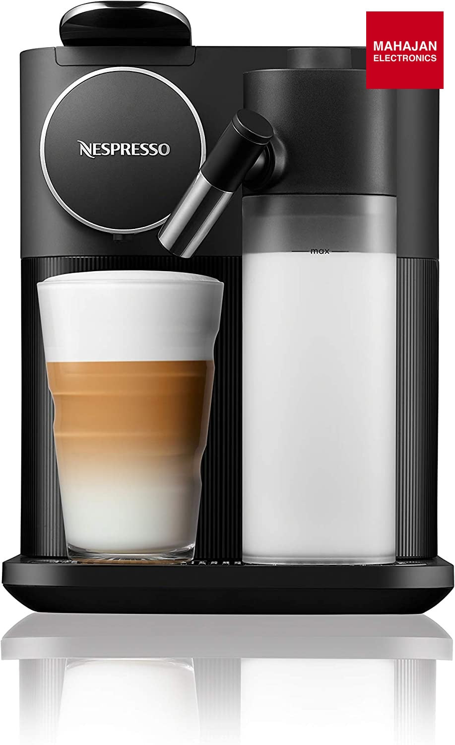 Nespresso Gran Lattissima by De’Longhi 19 Bar Coffee & Espresso Machine with Milk Frother | 9 One-Touch Recipes, Auto Clean, Fast Heat-Up, Glass Touch Panel | Sophisticated Black | Made in Italy Nespresso