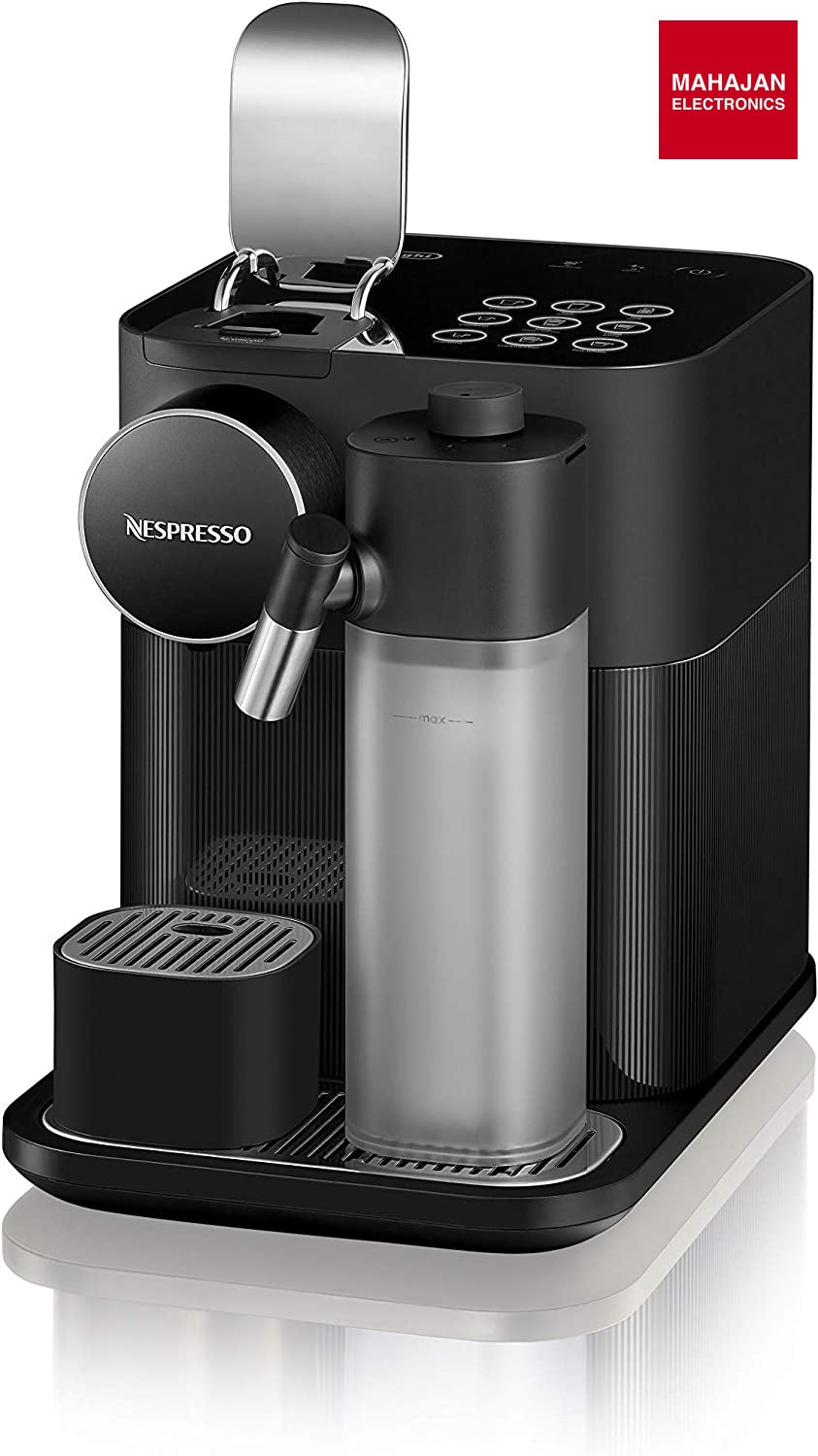 Nespresso Gran Lattissima by De’Longhi 19 Bar Coffee & Espresso Machine with Milk Frother | 9 One-Touch Recipes, Auto Clean, Fast Heat-Up, Glass Touch Panel | Sophisticated Black | Made in Italy Nespresso