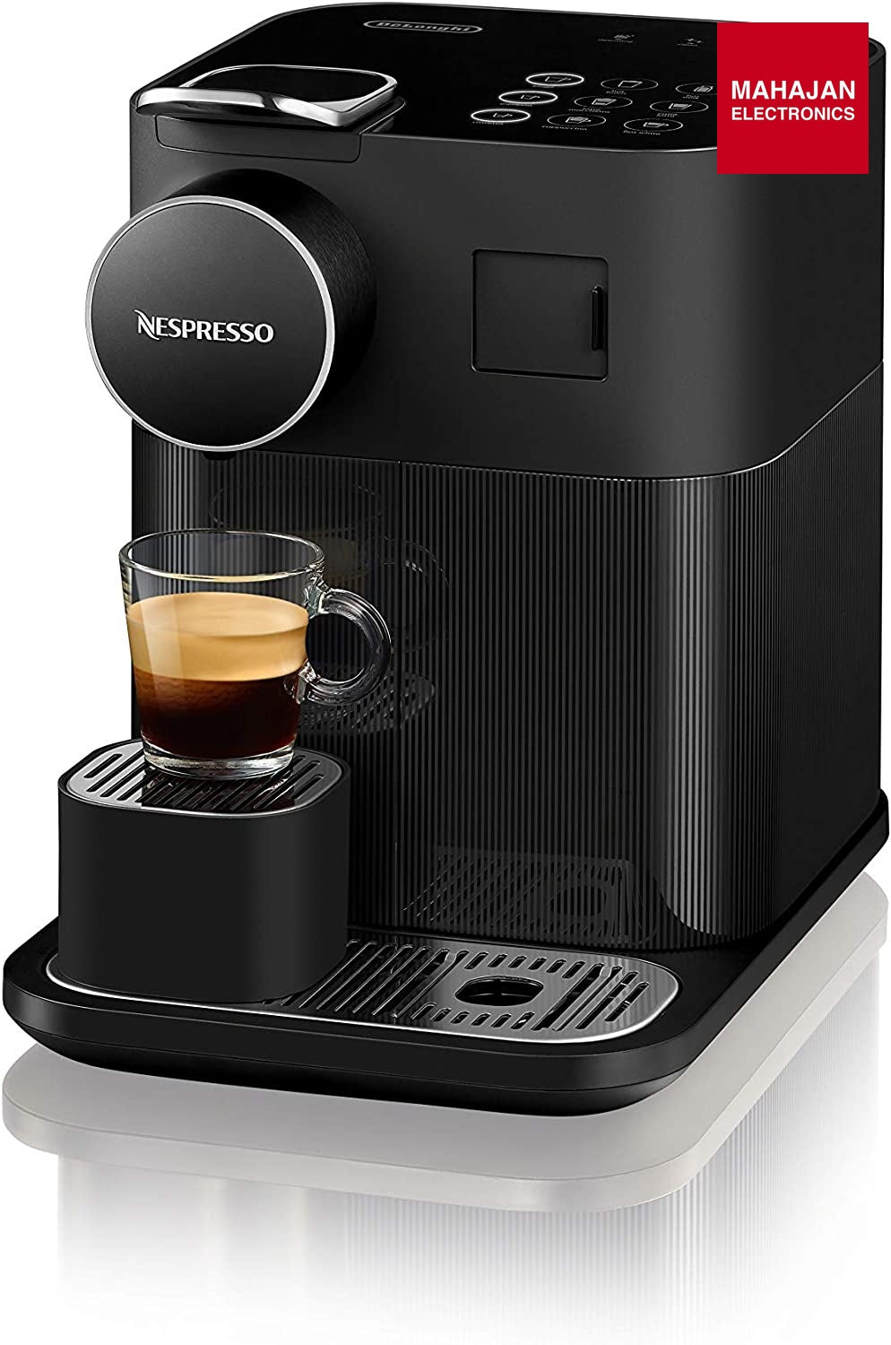 Nespresso Gran Lattissima by De’Longhi 19 Bar Coffee & Espresso Machine with Milk Frother | 9 One-Touch Recipes, Auto Clean, Fast Heat-Up, Glass Touch Panel | Sophisticated Black | Made in Italy Nespresso