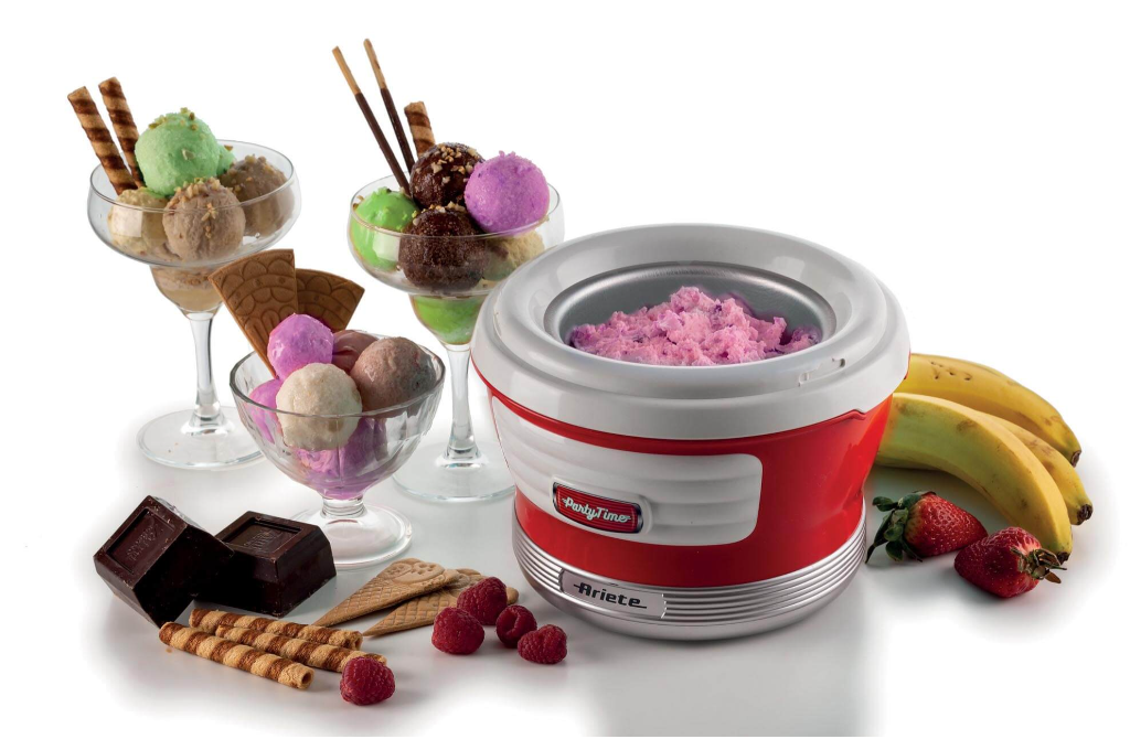 ARIETE ICE CREAM MAKER RED - Mahajan Electronics Online