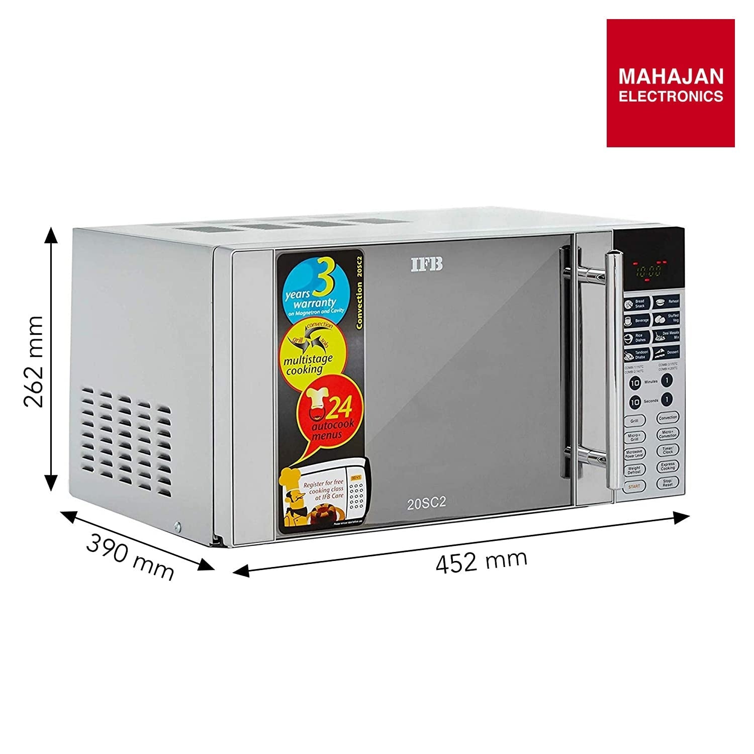 IFB 20SC2 secondary product image 2 with Mahajan Electronics logo