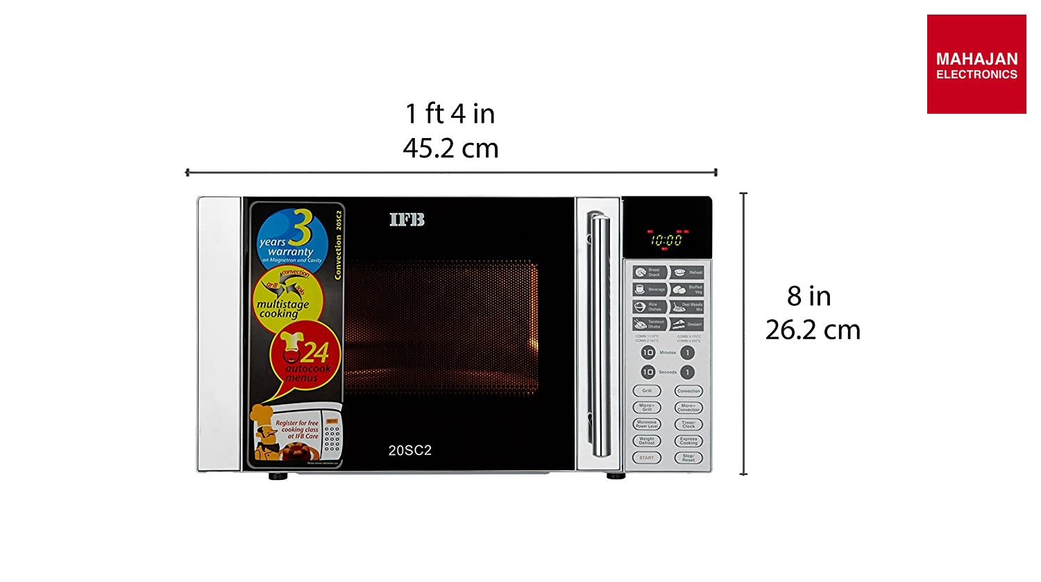 IFB 20SC2 secondary product image 6 with Mahajan Electronics logo