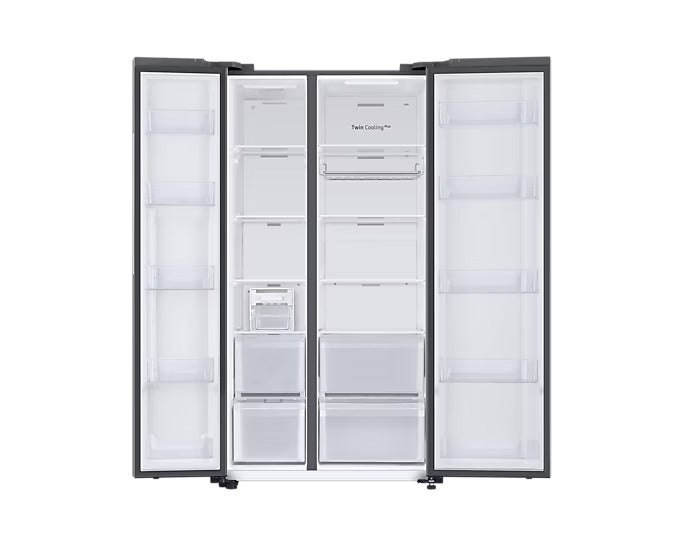 Samsung RS76CB81A312HL 653 L BESPOKE Convertible 5in1 Side by Side Refrigerator Clean White Mahajan Electronics Online