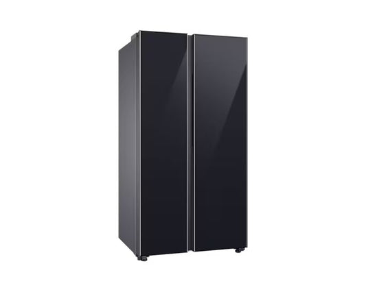 Samsung RS76CB81A333 653 L BESPOKE Convertible 5in1 Side by Side Refrigerator Glam Deep Charcoal Mahajan Electronics Online