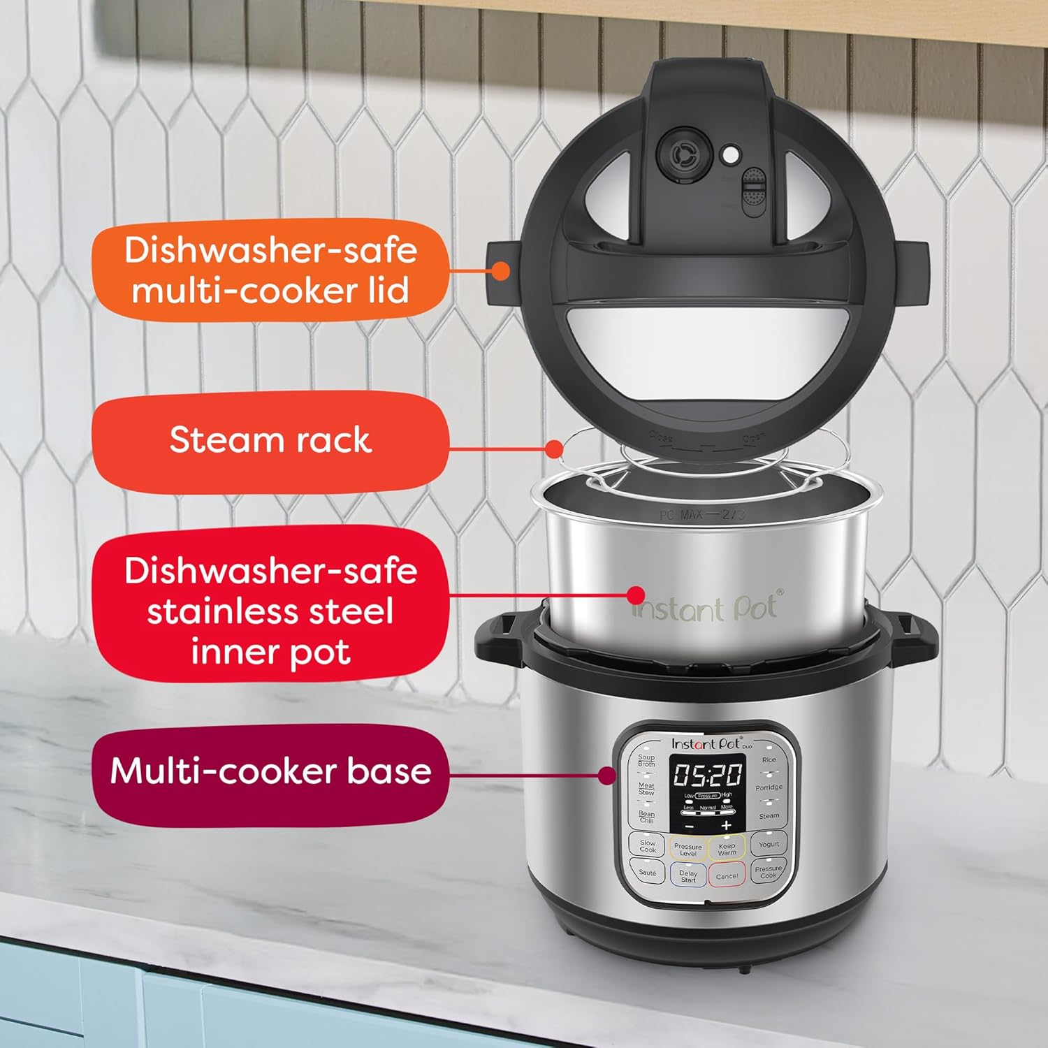 Instant Pot Duo 321 3QT secondary image 10 - Mahajan Electronics