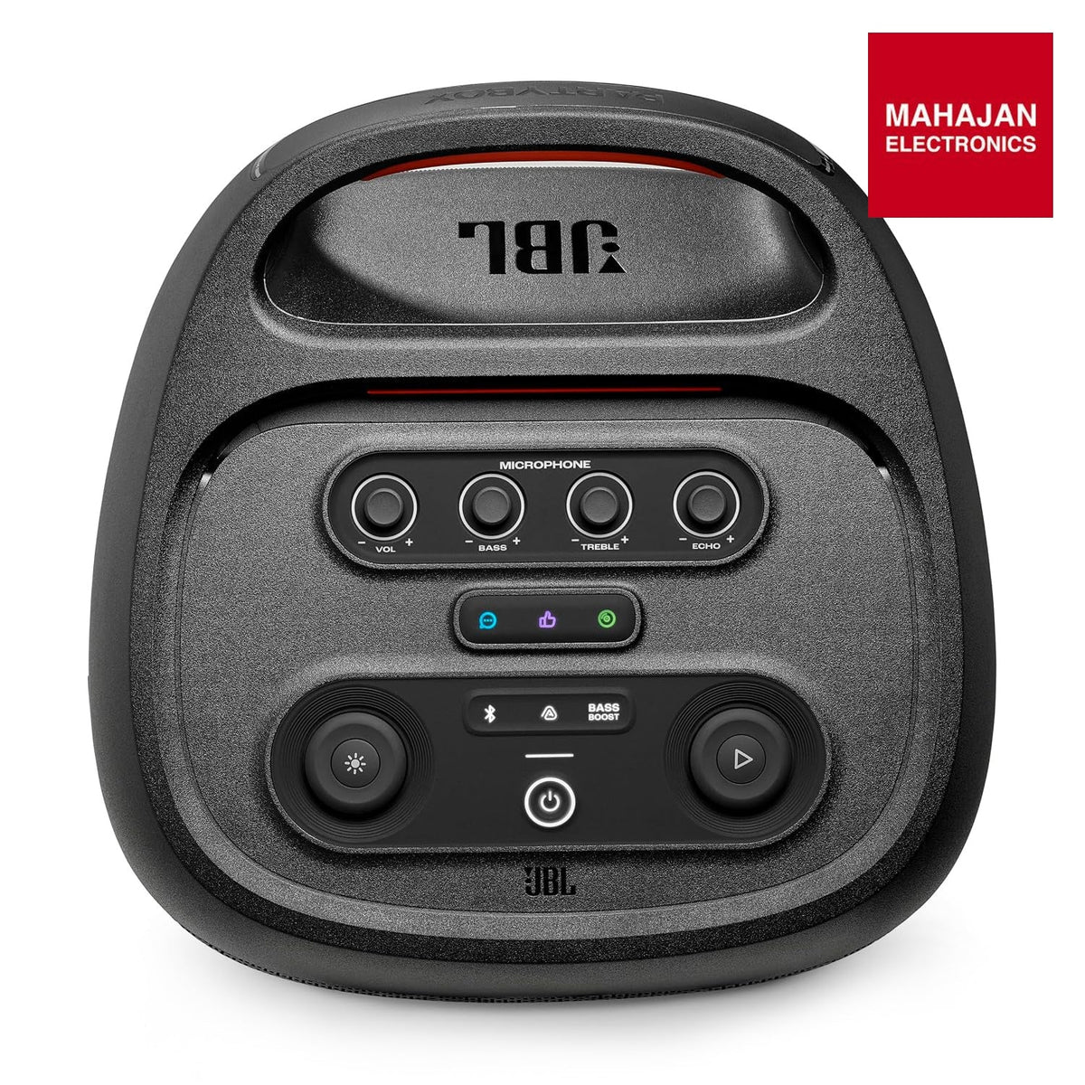 JBL PartyBox 720 - Loudest Battery-Powered Party Speaker with Superior Pro Sound and a Futuristic lightshow, – Mahajan Electronics Online.
