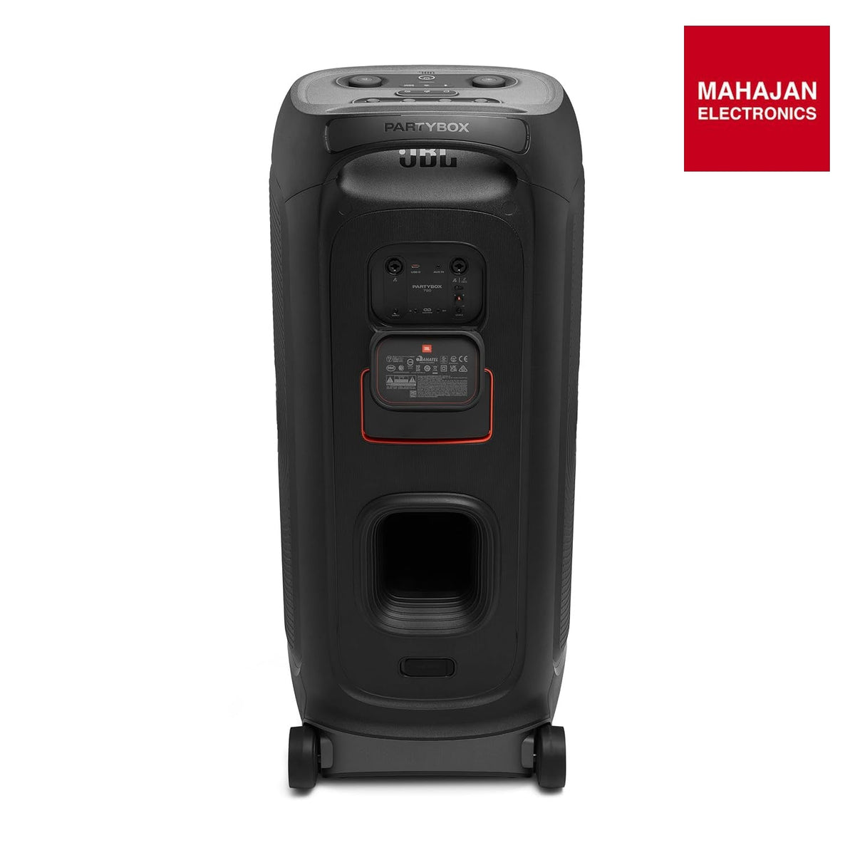 JBL PartyBox 720 - Loudest Battery-Powered Party Speaker with Superior Pro Sound and a Futuristic lightshow, – Mahajan Electronics Online.