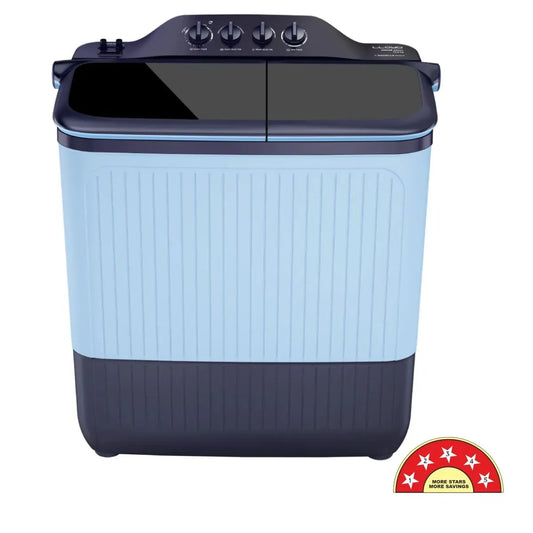 Lloyd GLWS125EPHIB Elante Pluss 12 Kg 5 Star Semi-Automatic Top Load Washing Machine Indigo Blue Mahajan Electronics online 