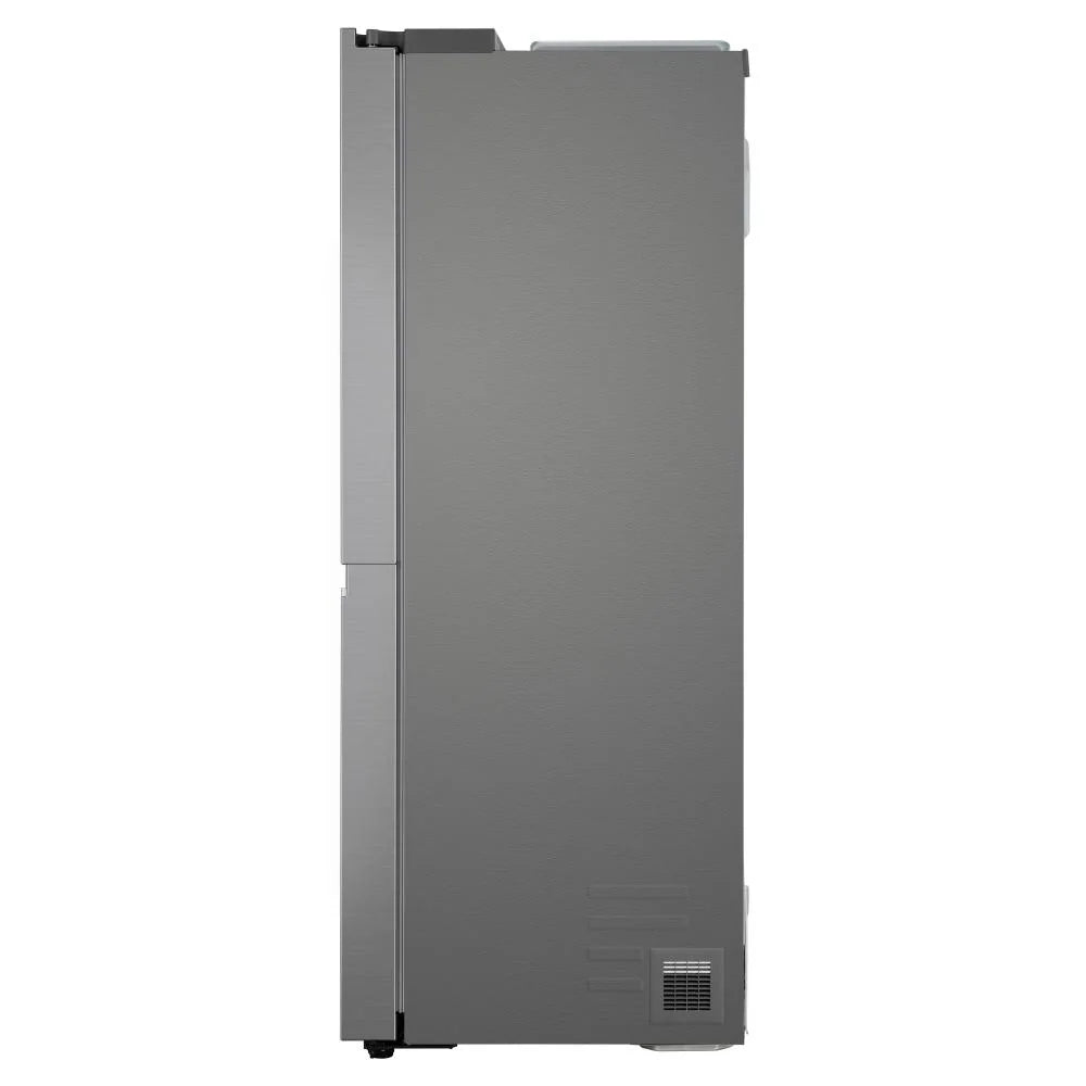 LG GL-L257CPZ3 630L  Frost Free Side by Side Refrigerator, Shiny Steel, Convertible