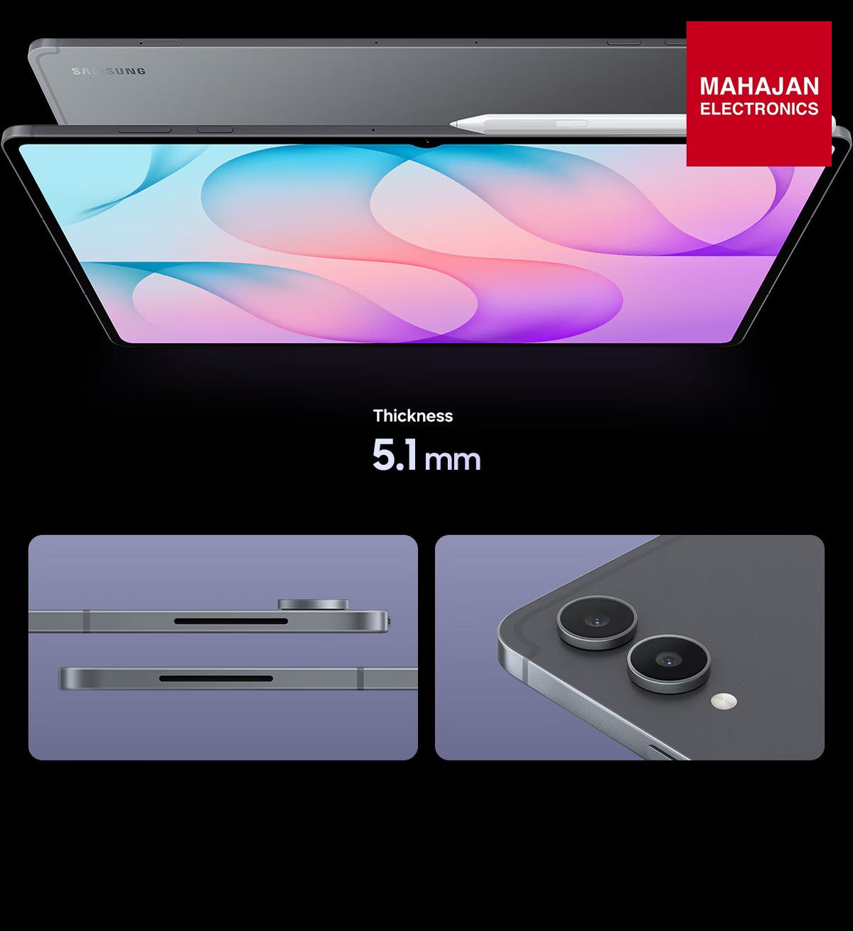 Samsung Galaxy Tab S12 + 5G 12/256 Grey – Mahajan Electronics Online.