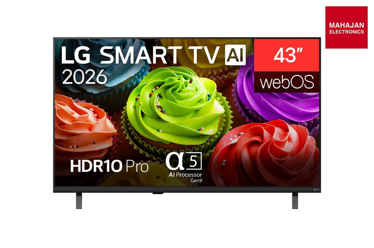 LG 43LB6500PLB 108cm (43) SMART TV AI LB65 FHD 2026 with Dolby Atmos – Mahajan Electronics Online.