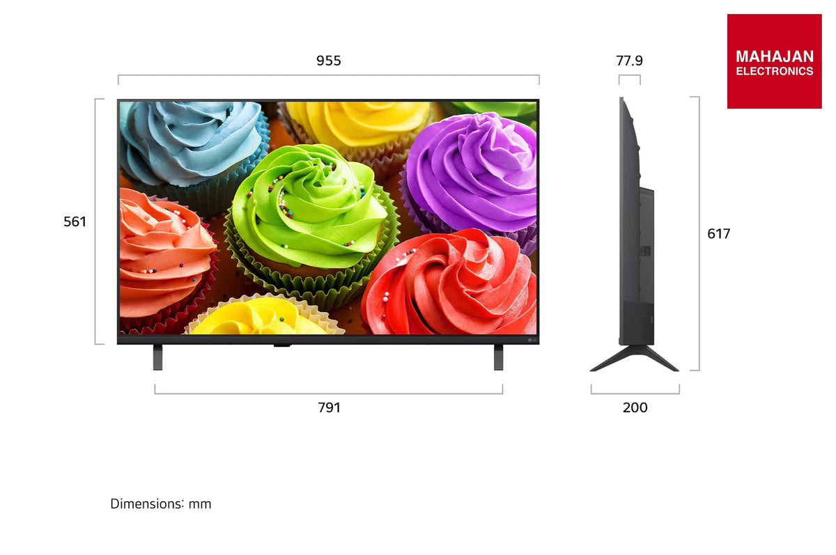LG 43LB6500PLB 108cm (43) SMART TV AI LB65 FHD 2026 with Dolby Atmos – Mahajan Electronics Online.