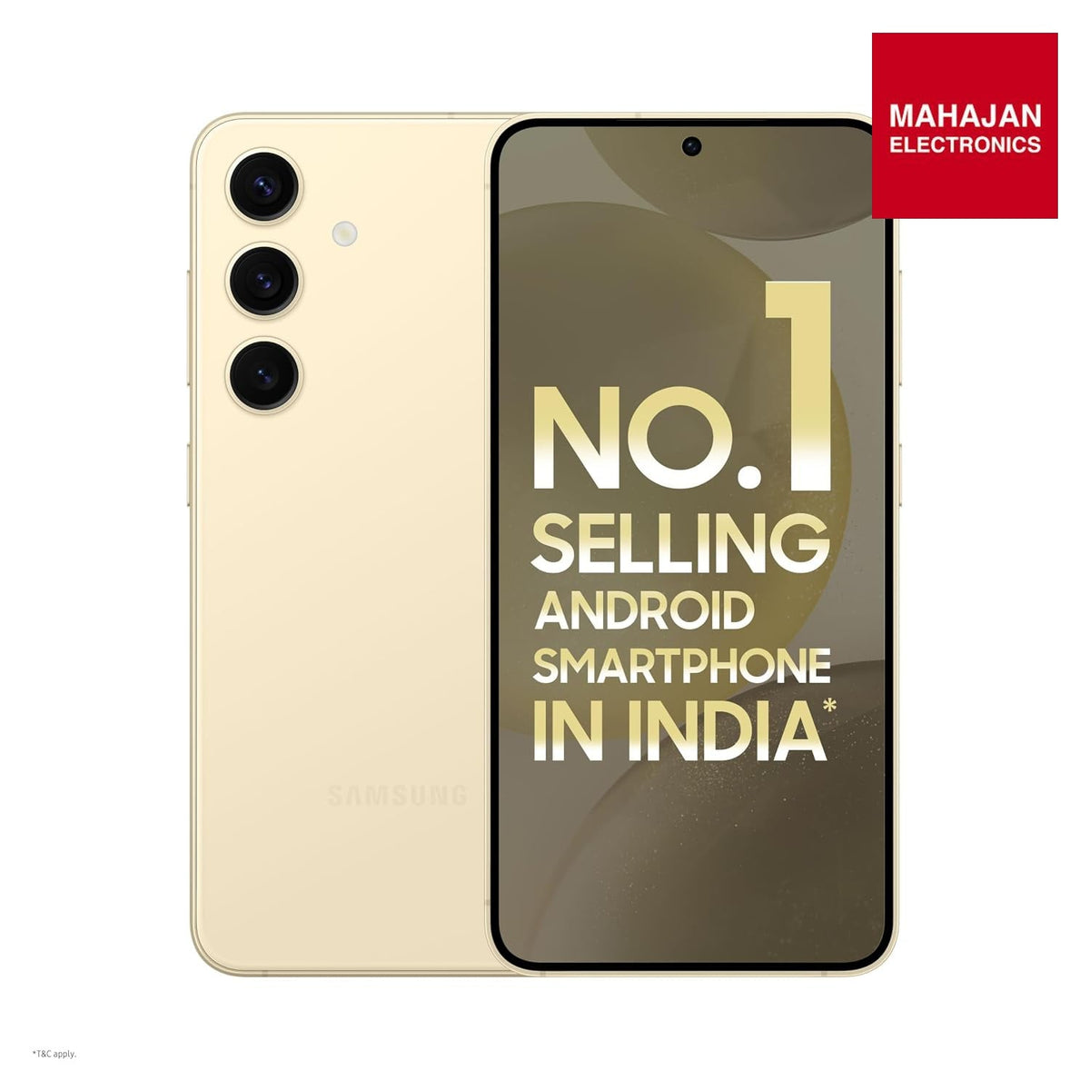 Samsung Galaxy S24 5G AI Smartphone (Amber Yellow, 8GB, 256GB Storage) DEMO Samsung – Mahajan Electronics Online.