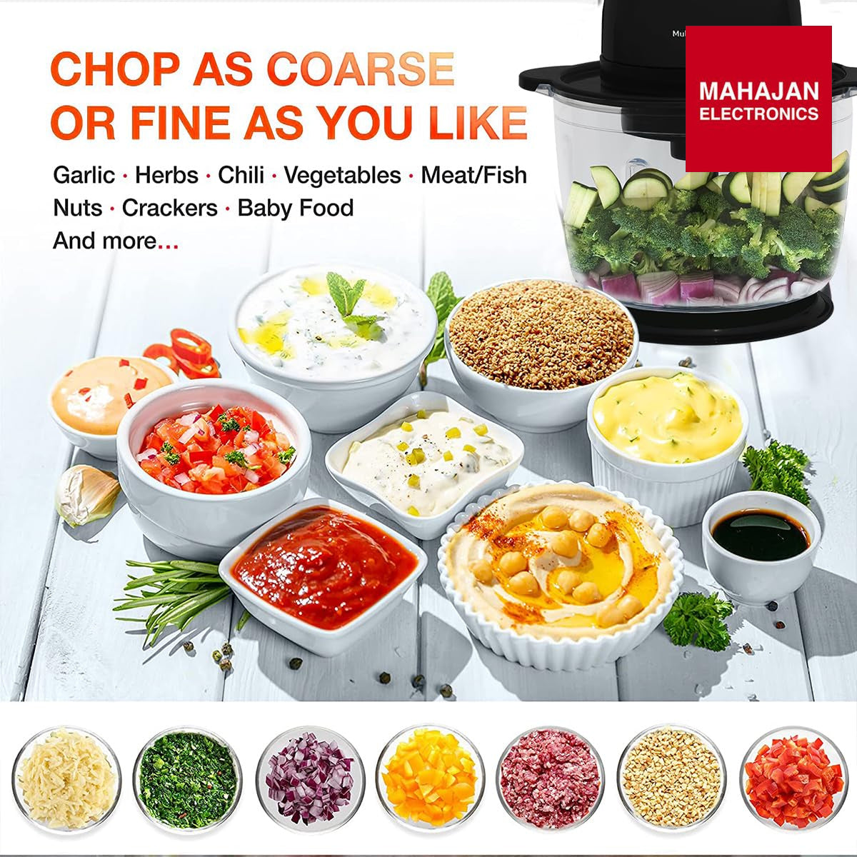 INALSA Multi Chop PC Electric Chopper for Kitchen &Meat Grinder|1.5 LCapacity|Unbreakable Bowl|400W Motor|2 – Mahajan Electronics Online.