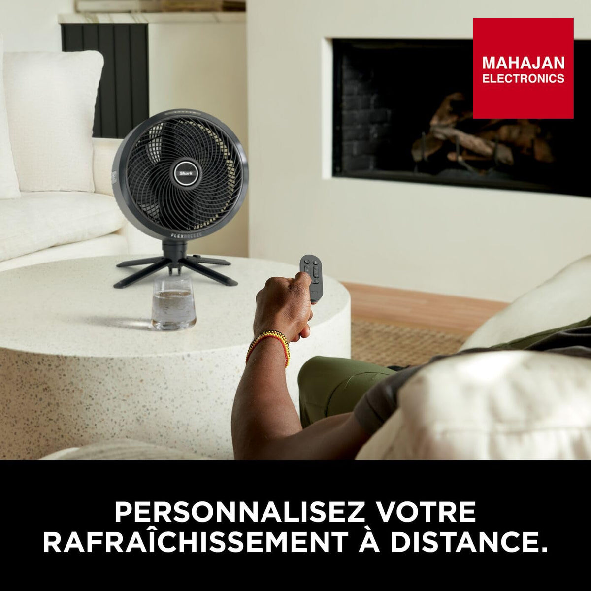 Shark FA300EU FlexBreeze Pro Mist Wireless Indoor/Outdoor Fan, Portable Mister, 20m Range, Free Standing or – Mahajan Electronics Online.
