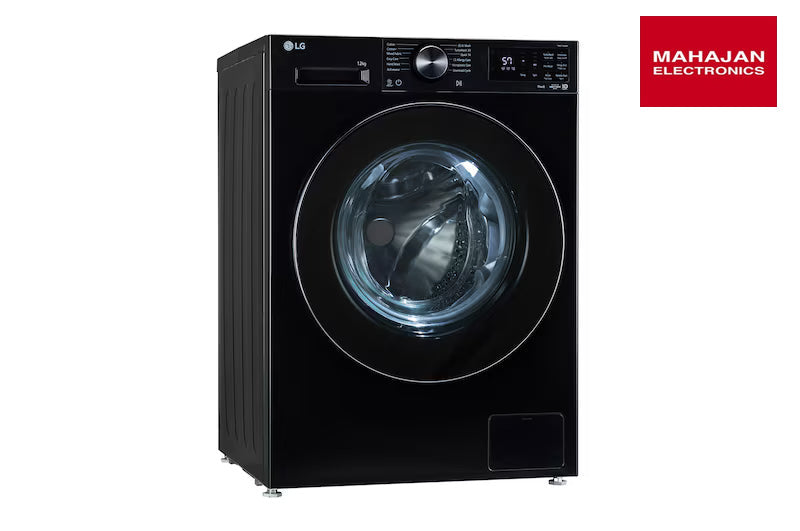 LG FX1412N5O 12 Kg 5 Star Front Load Washing Machine with AI Direct Drive™, TurboWash 360˚, 6 Motion & Steam – Mahajan Electronics Online.