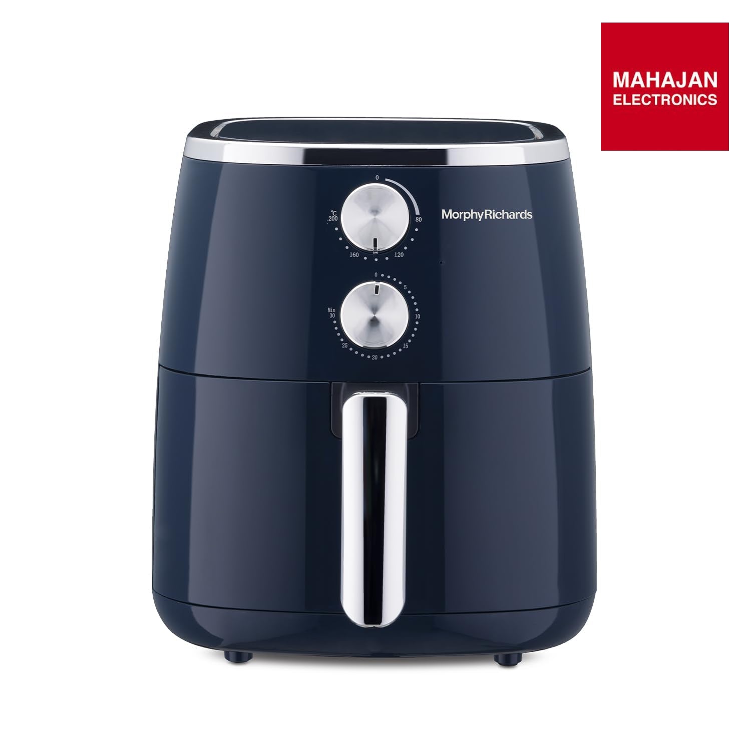 Morphy Richards 5 Litre Classic Crisp Pro Air Fryer|Easy Knob Control|Adjustable Time & Temperature Control|Voltage Fluctuation Protection|Non-stick Coated Basket|2 Year Product Warranty|Blue|1500W Morphy Richards