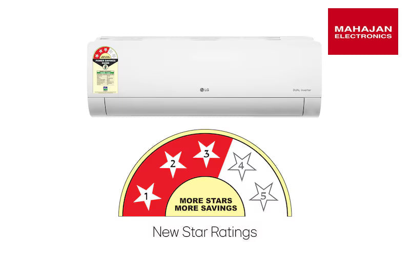 LG AS-H19BNXE 3 Star (~1.5) Split AC, Hot and Cold, AI Dual inverter Compressor, Super Convertible 5-in-1 – Mahajan Electronics Online.