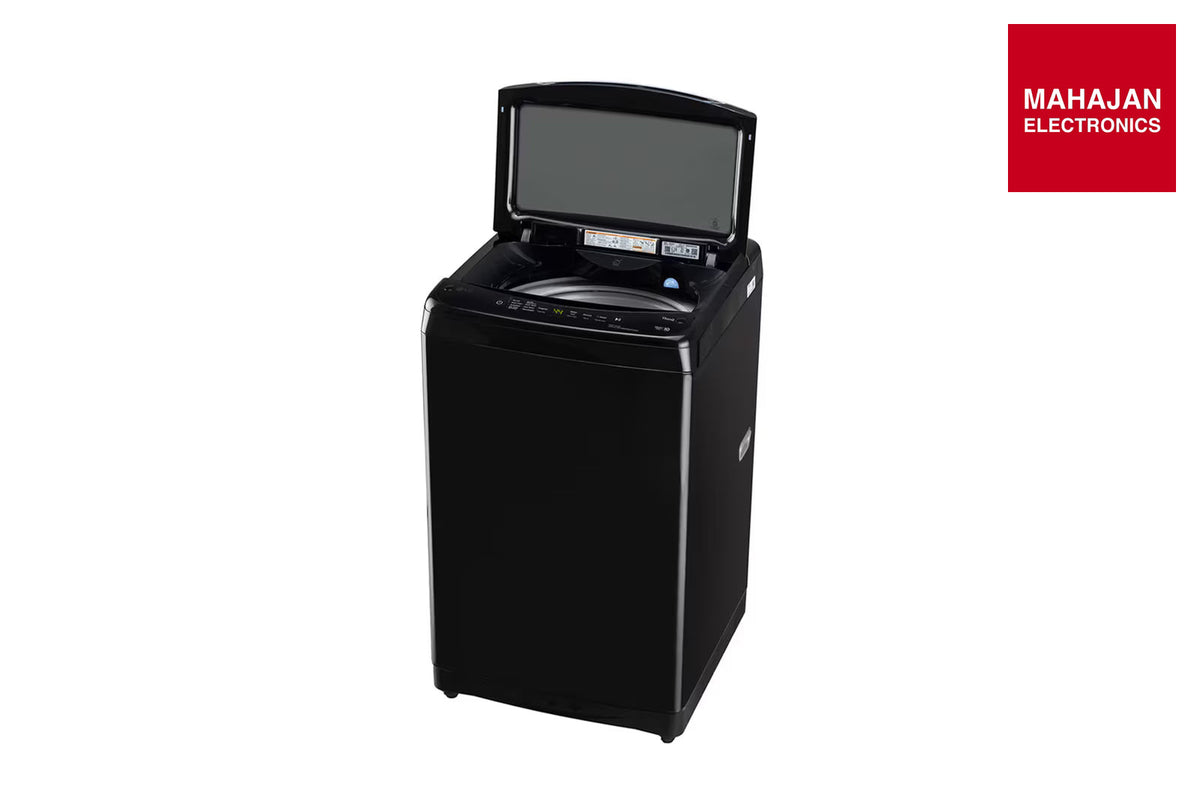 LG T12AJOB1Z | LG 12 Kg, 5 Star, Top Load Washing Machine with Smart Inverter Motor, TurboDrum, Onyx Black – Mahajan Electronics Online.