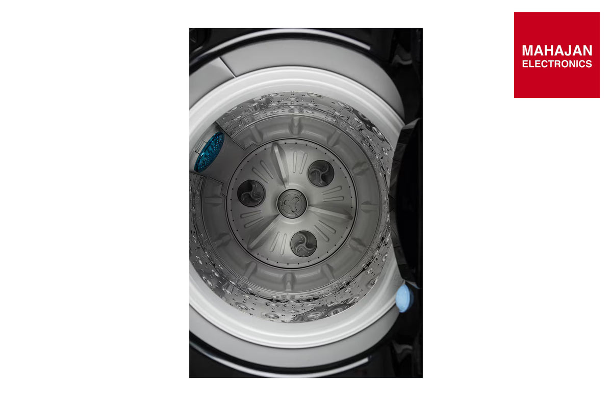 LG T12AJOB1Z | LG 12 Kg, 5 Star, Top Load Washing Machine with Smart Inverter Motor, TurboDrum, Onyx Black – Mahajan Electronics Online.