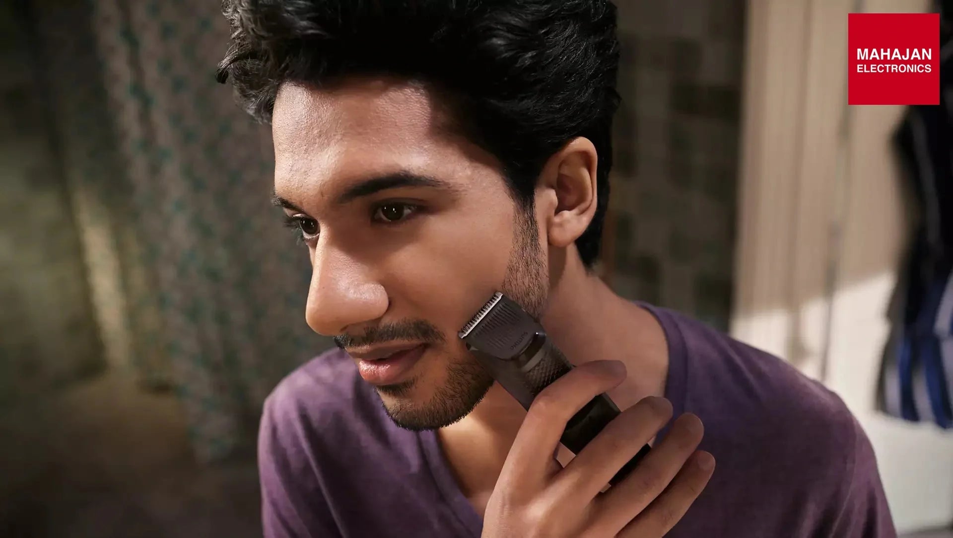 Philips BT1235/18 Beard Trimmer with DuraPower Technology, USB Charging, 60 Min Cordless Use & Skin-Friendly Blades – Adjustable Lengths | Mahajan Electronics Philips