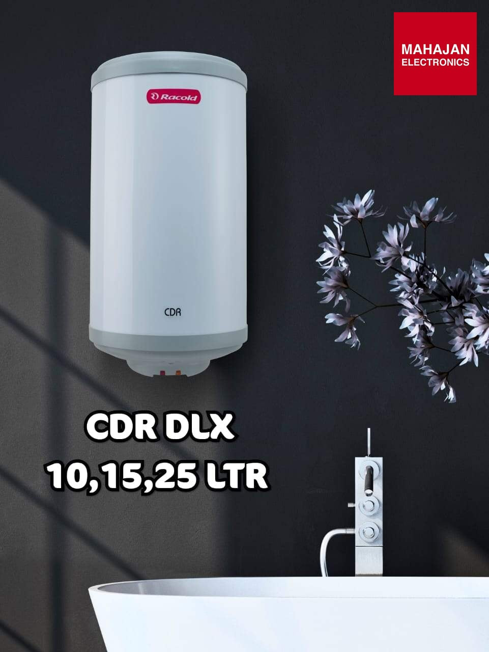 Racold CDR DLX 10 Litres 5 Star Storage Water Geyser Racold