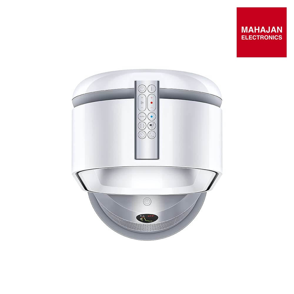 Dyson HP07 Purifier Hot+Cool Air Purifier with Heater | HEPA H13 Filter | Wi-Fi & Voice Enabled | Bladeless Fan | White/Silver Dyson