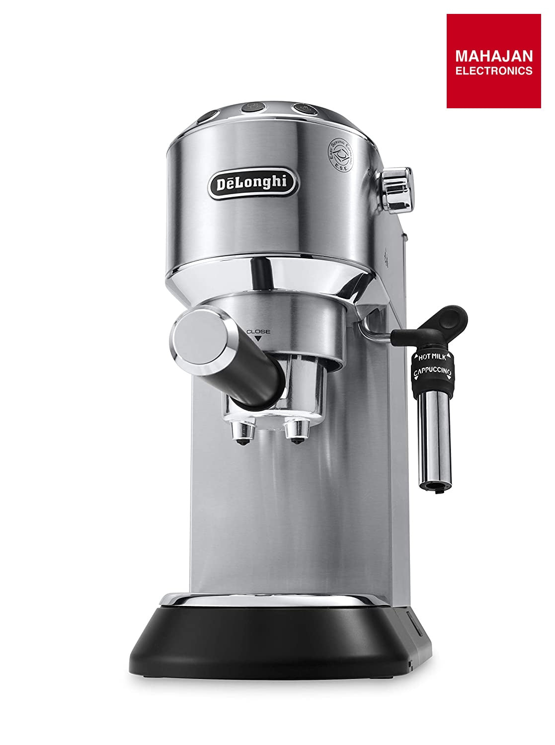 DeLonghi EC685M 1350-Watt Espresso Coffee Machine (Metallic) | 15-Bar Pressure | Thermoblock | Cappuccino System De'Longhi
