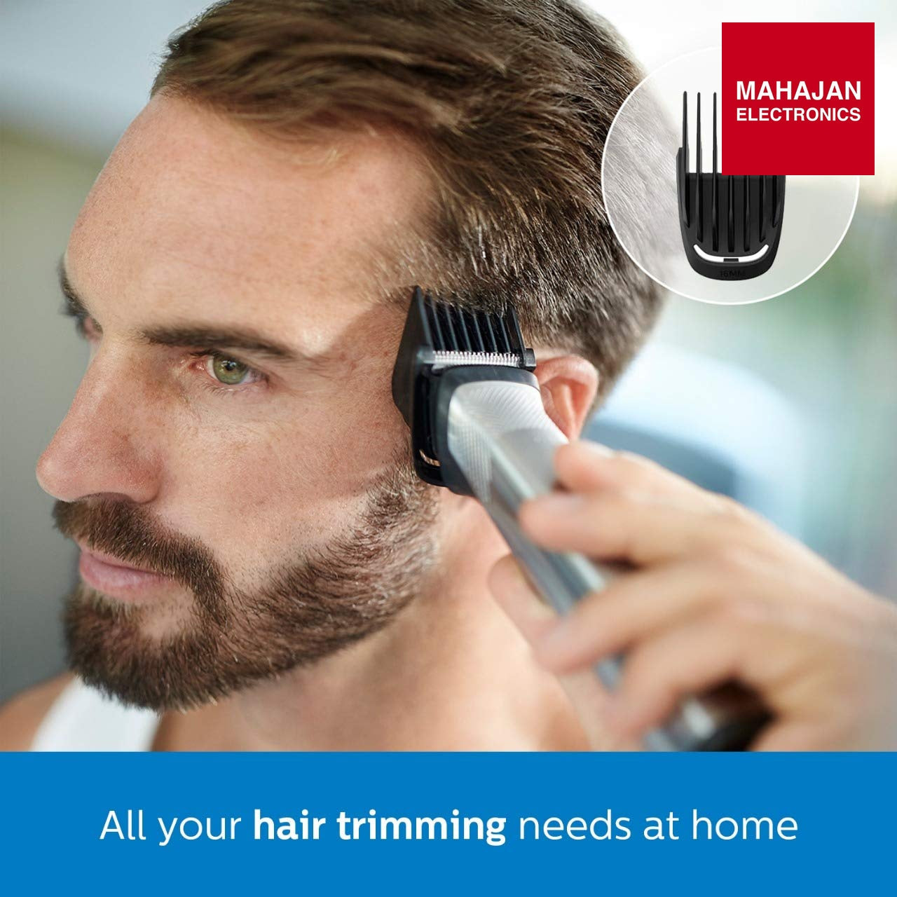 Philips MG7715/15 Multigroom Series 7000 13-in-1 Trimmer | DualCut Blades | 120 Min Runtime | Mahajan Electronics Delhi NCR Philips