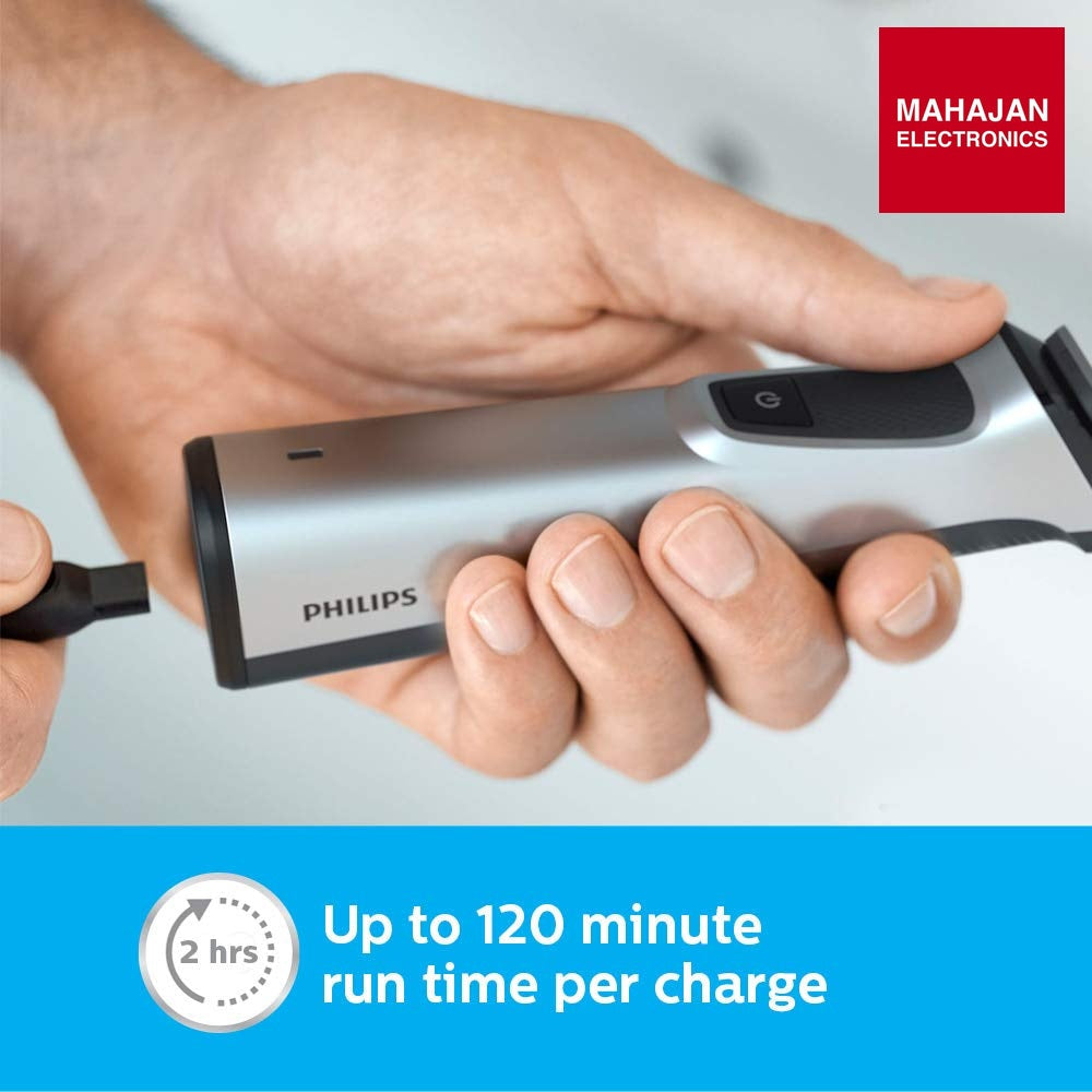 Philips MG7715/15 Multigroom Series 7000 13-in-1 Trimmer | DualCut Blades | 120 Min Runtime | Mahajan Electronics Delhi NCR Philips