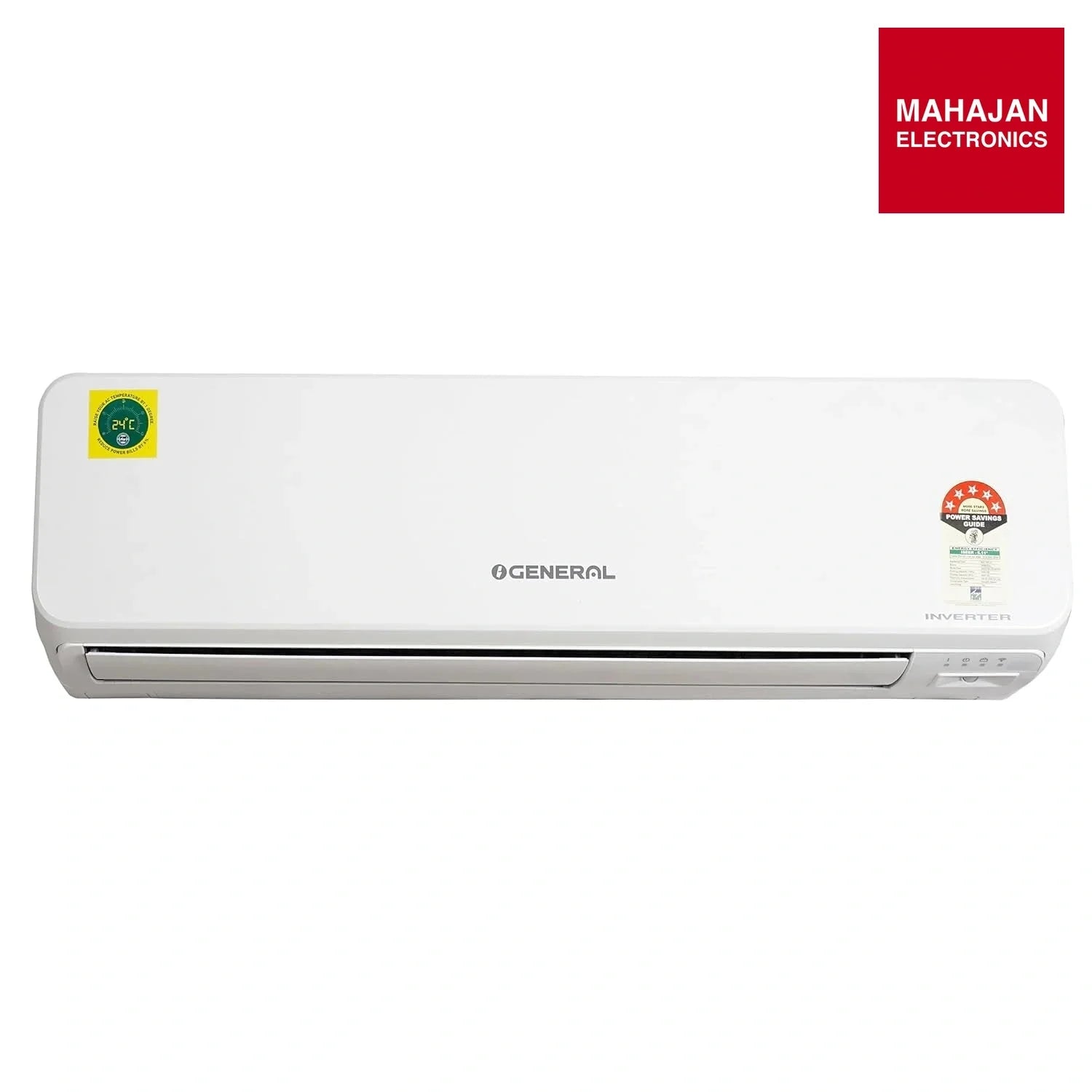 O General ASGG18KJTA-B 1.5 Ton 4 Star Inverter Split AC Hot & Cold Copper Condenser OGeneral