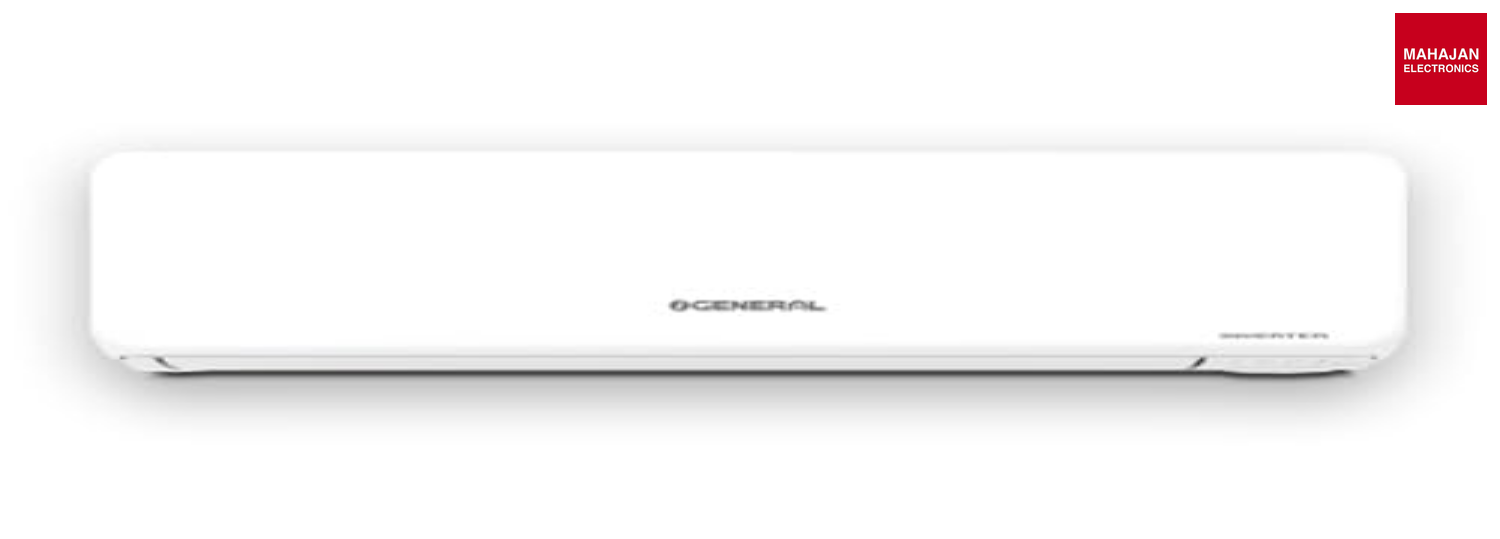 O General ASGG18KJTA-B 1.5 Ton 4 Star Inverter Split AC Hot & Cold Copper Condenser OGeneral
