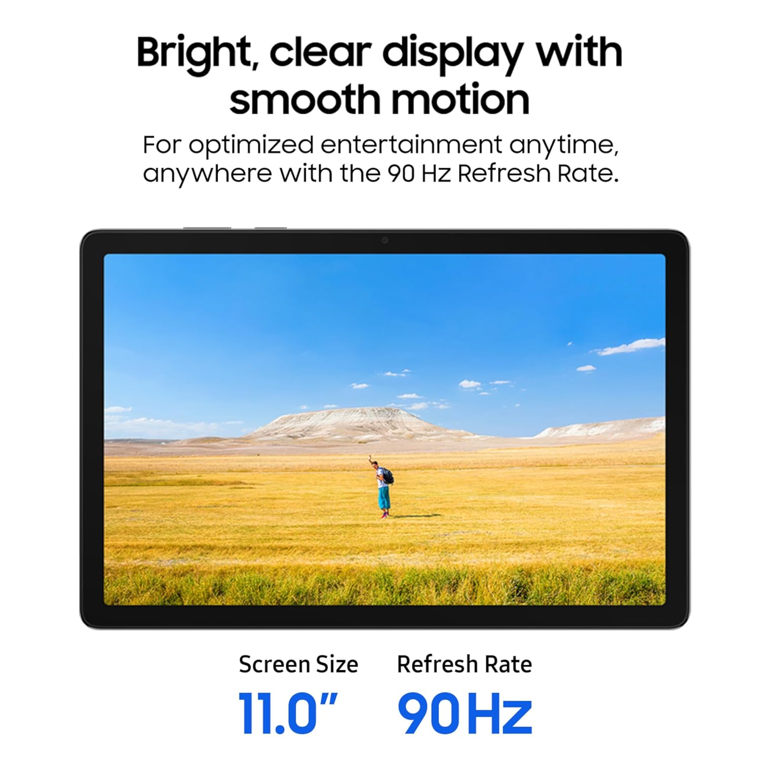 Samsung Galaxy Tab A11+, 27.82 cm (11 inch) Display, 8 GB RAM, 256 GB Storage, 90Hz Refresh Rate, AI with Google Gemini, Dolby Atmos, Quad Speakers, Wi-Fi Tablet, Gray Mahajan Electronics Online