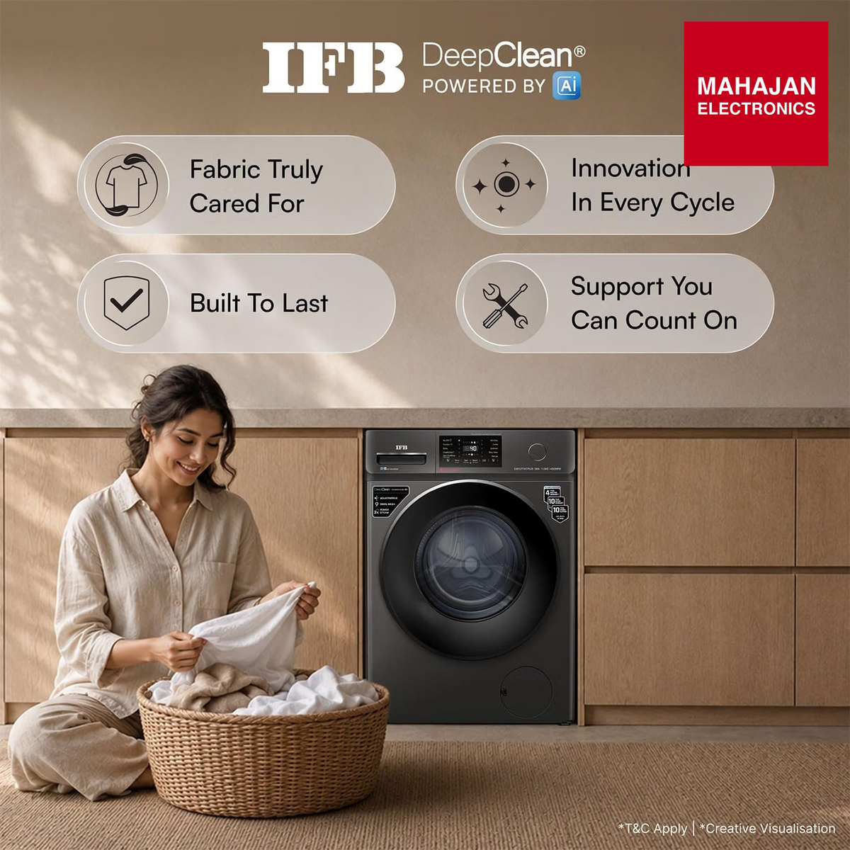 IFB EXECUTIVE PLUS OXN 1114 CMS 11 Kg 5 Star Front Load Washing Machine (Onyx) – Mahajan Electronics Online.