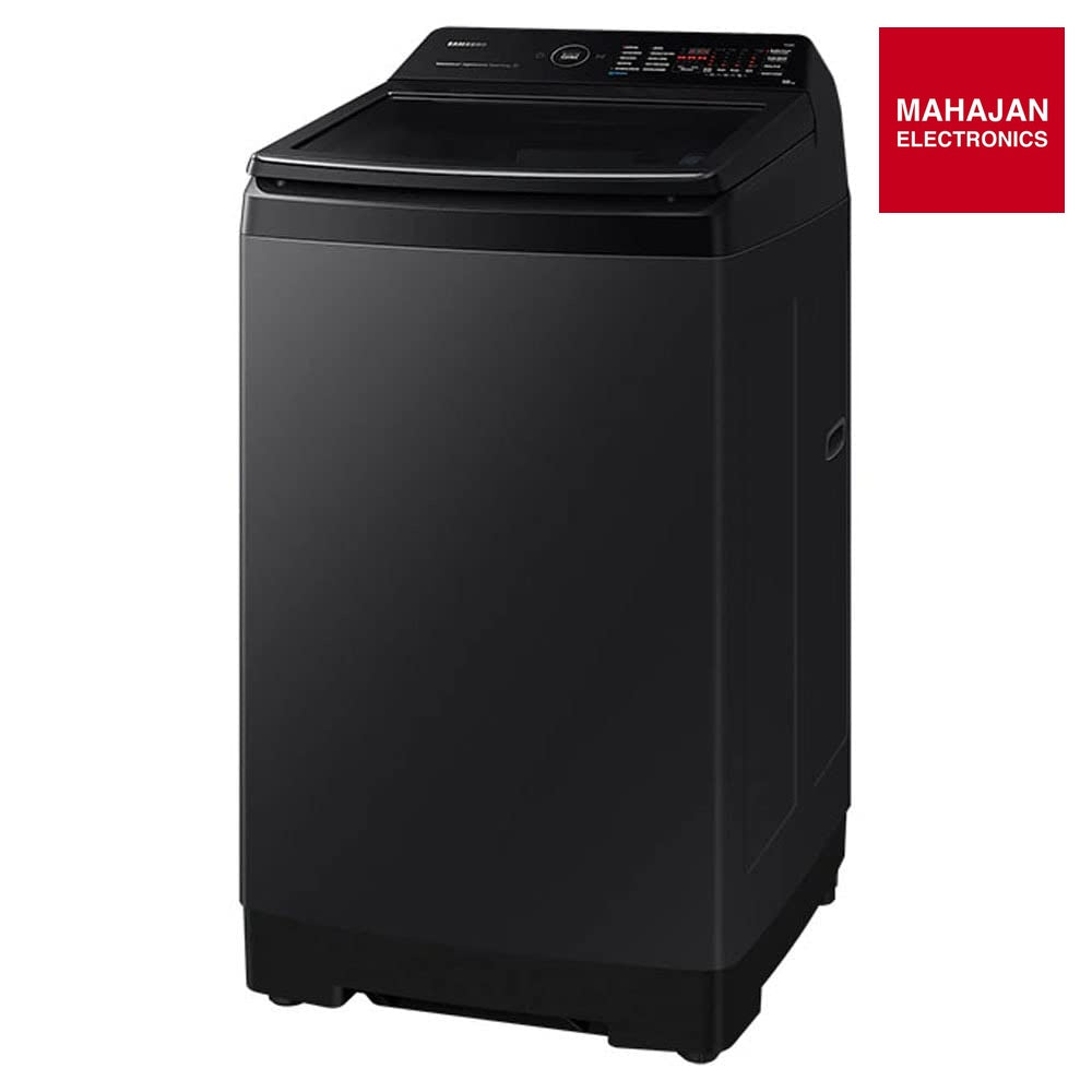Samsung 10 KG 5 star Fully Automatic Top Load Washing Machine (WA10BG4686BVTL,Black Caviar) - Mahajan Electronics Online
