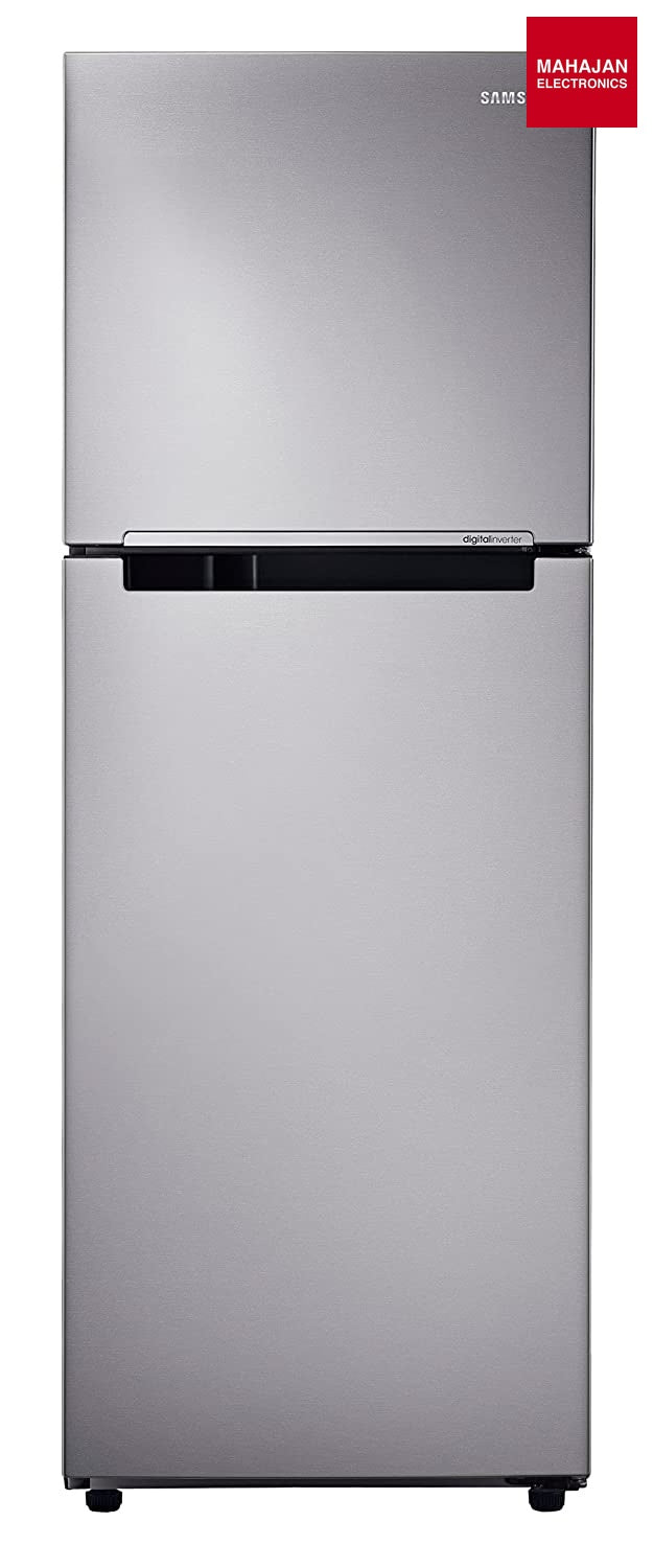 Samsung 236L 2 Star Inverter Frost-Free Double Door Refrigerator (RT28C3042S8/NL,Elegant Inox 2023 Model) - Mahajan Electronics Online