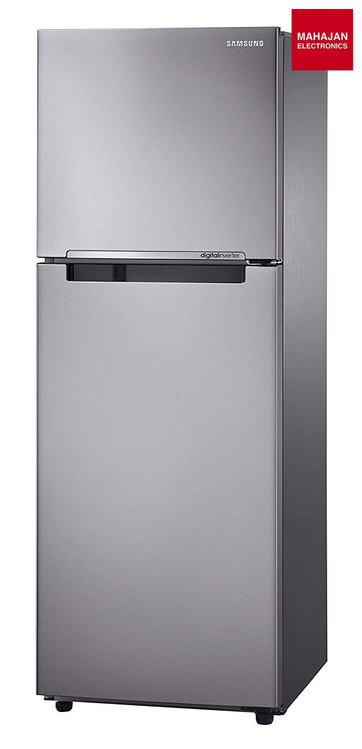 Samsung 236L 2 Star Inverter Frost-Free Double Door Refrigerator (RT28C3042S8/NL,Elegant Inox 2023 Model) - Mahajan Electronics Online