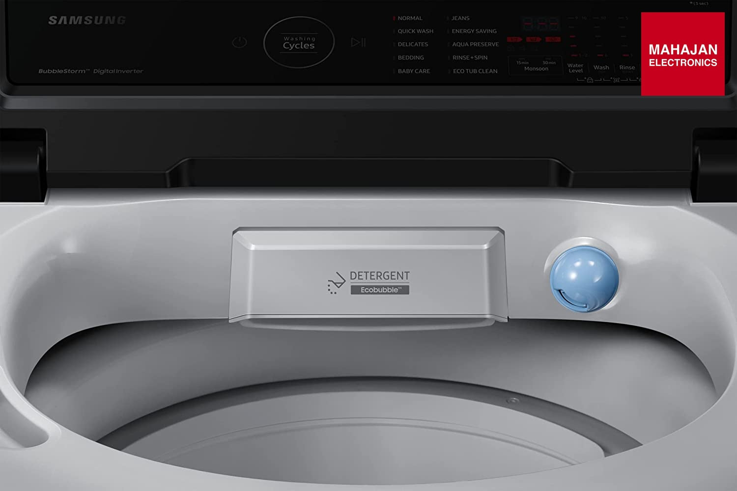Samsung 9.0 5 star Fully Automatic Top Load Washing Machine (WA90BG4545BYTL,Lavender Gray) - Mahajan Electronics Online