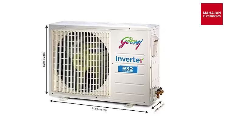 Godrej SIC 24LTC5-WWR 2.0 Ton 5 Star, 5-In-1 Convertible Cooling, Inverter Split AC (2023 Model, AC White) - Mahajan Electronics Online