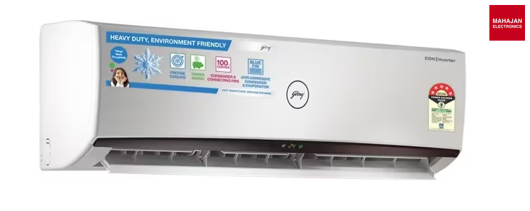 Godrej SIC 24LTC5-WWR 2.0 Ton 5 Star, 5-In-1 Convertible Cooling, Inverter Split AC (2023 Model, AC White) - Mahajan Electronics Online