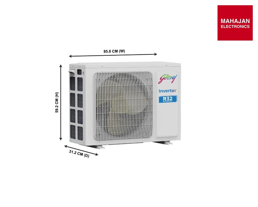 Godrej SIC 24ITC3-WZS, 2 Ton 3 Star Inverter 5 in 1 Convertible Split AC - Mahajan Electronics Online
