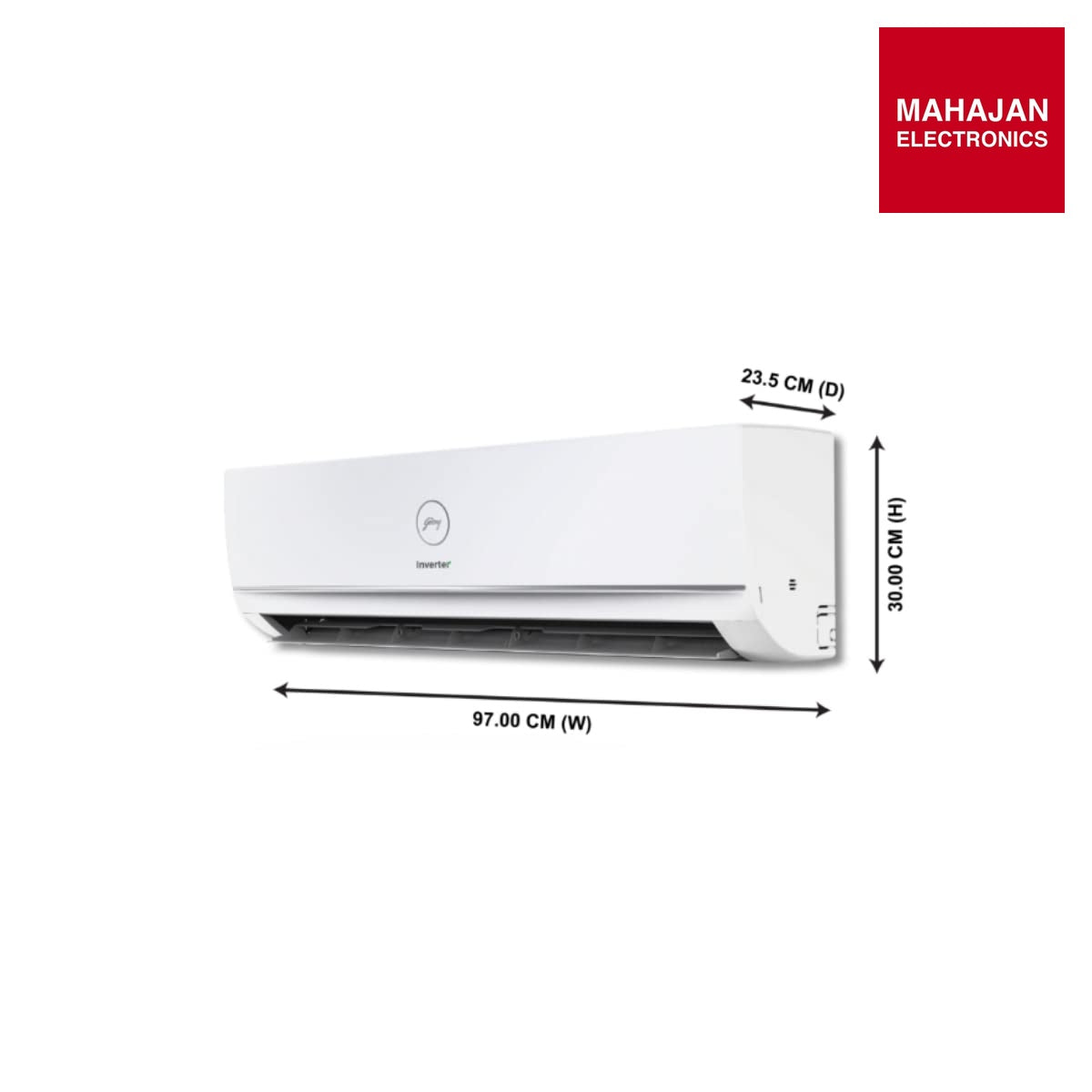 Godrej SIC 18TTC3-WWA 1.5 Ton 3 Star Inverter Split AC - Mahajan Electronics Online