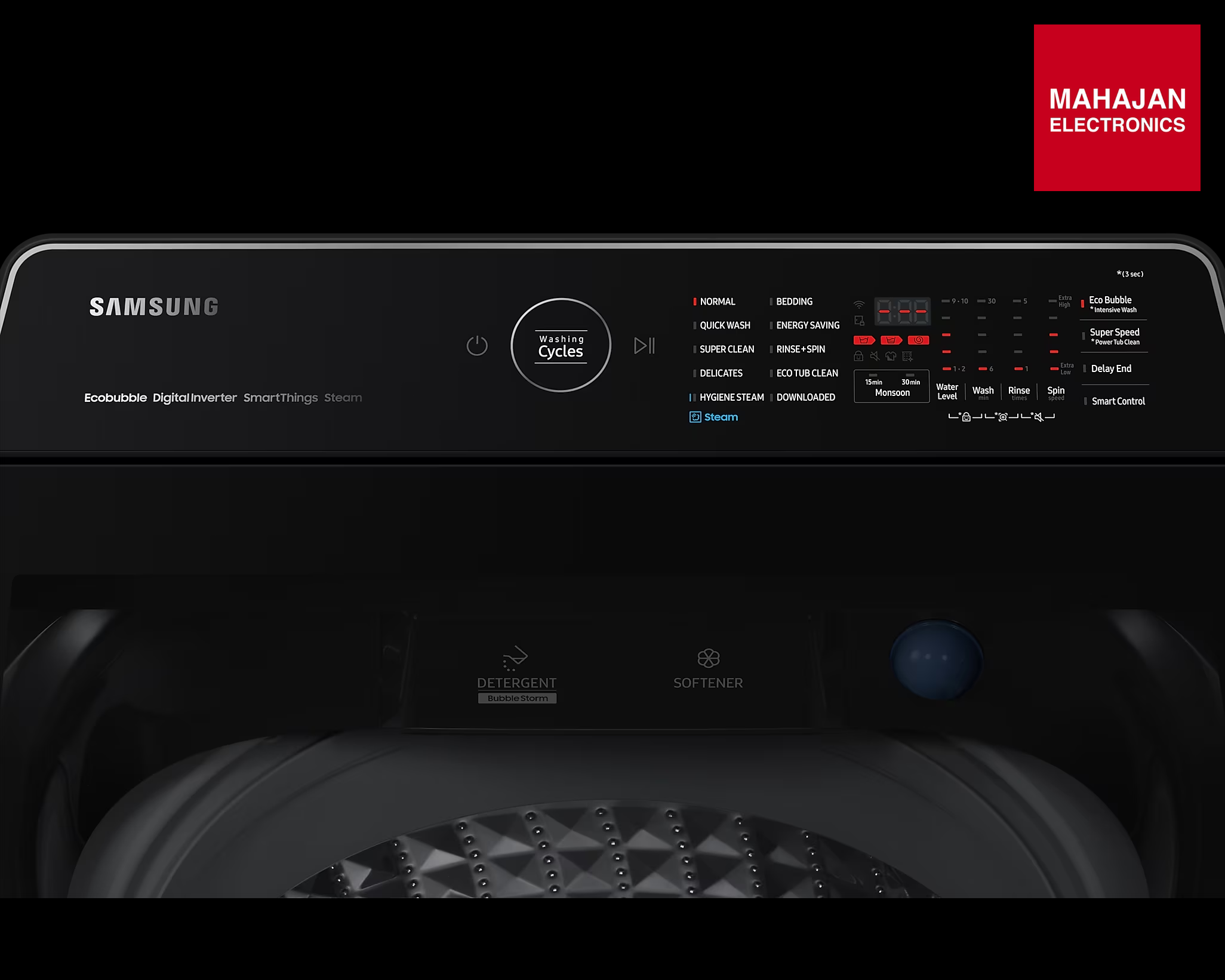 Samsung WA11CG5886BV 11.0 kg Top Load Washing Machine with Wi-Fi - Mahajan Electronics Online